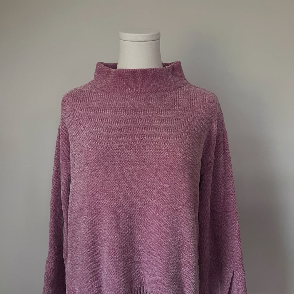 Melrose and Market Mauve Cowl Neck Sweater